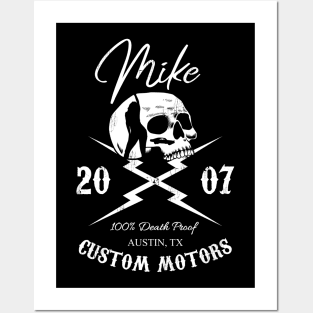 Mike Custom Motors - 100% Death Proof Posters and Art